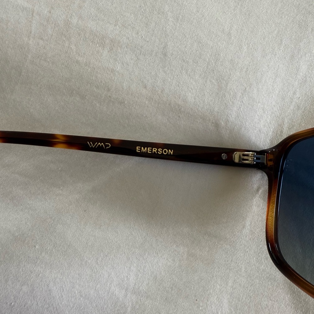 Wmp Tortoise Shell Aviator Sunglasses - image 3
